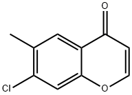 4H-1-Benzopyran-4-one, 7-chloro-6-Methyl- Structure