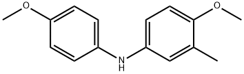 4-methoxy-N-(4-methoxyphenyl)-m-toluidine ,84837-24-1,结构式