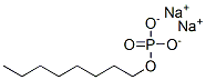 Phosphoric acid, octyl ester, sodium salt 结构式