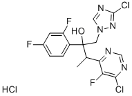 3-(6-chloro-5-fluoropyrimidin-4-yl)-2-(2,4-difluorophenyl)-1-(1H-1,2,4-triazol-1-yl)butan-2-ol|伏立康唑-5