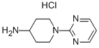 1-(2-Pyrimidinyl)-4-piperidinamine hydrochloride Struktur
