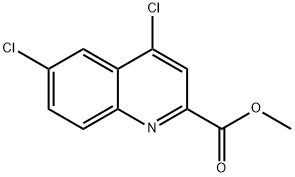 4,6-二氯喹啉-2-羧酸甲酯 结构式