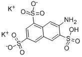 7-AMINO-1,3,6-NAPHTHALENETRISULFONIC ACID DIPOTASSIUM SALT Struktur