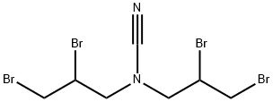 bis(2,3-dibromopropyl)cyanamide Structure