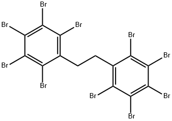 1,2-Bis(pentabromophenyl) ethane Structure