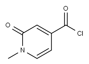 4-Pyridinecarbonyl chloride, 1,2-dihydro-1-methyl-2-oxo- (9CI) Structure