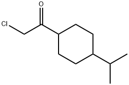 Ethanone, 2-chloro-1-[4-(1-methylethyl)cyclohexyl]- (9CI) 结构式