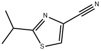 2-异丙基噻唑-4-甲腈 结构式