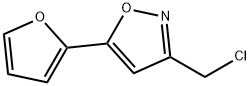 3-(氯甲基)-5-(2-呋喃)异噁唑,848658-70-8,结构式