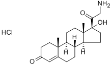 21-Amino-17-hydroxyprogesterone hydrochloride Struktur