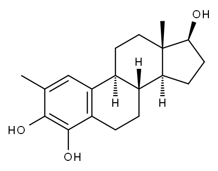 4-hydroxy-2-methylestradiol 结构式