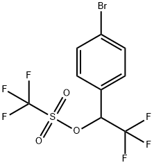 1-(4-broMophenyl)-2,2,2-trifluoroethyl trifluoroMethanesulfonate Structure