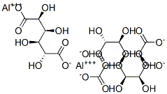 D-グルカル酸/アルミニウム,(3:2) 化学構造式