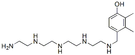 (13-amino-2,5,8,11-tetraazatridec-1-yl)dimethylphenol 结构式