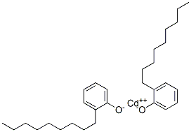 cadmium bis(nonylphenolate) 化学構造式