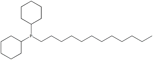 ジシクロヘキシルドデシルホスフィン 化学構造式