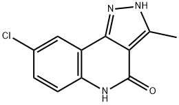 8-氯-3-甲基-2,5-二氢-4H-吡唑并[4,3-C]喹啉-4-酮, 848818-35-9, 结构式