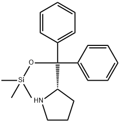 (S)-(-)-ALPHA,ALPHA-DIPHENYL-2-PYRROLIDINYL METHYLTMS ETHER Structure