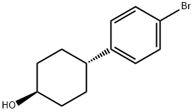 反式-4-(4-溴苯基)-环己醇 结构式