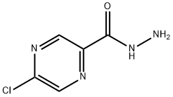 5-氯吡嗪-2-甲酸肼, 848952-83-0, 结构式