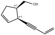 3-Cyclopentene-1-methanol, 2-(3-buten-1-ynyl)-, cis- (9CI) Structure