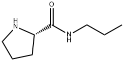 2-Pyrrolidinecarboxamide,N-propyl-,(2S)-(9CI),84899-61-6,结构式