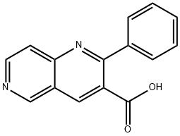2-苯基-1,6-萘啶-3-羧酸, 849020-81-1, 结构式