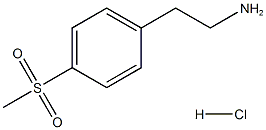2-(4-甲基磺酰基-苯基)-乙胺盐酸盐 结构式