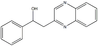 1-PHENYL-2-QUINOXALIN-2-YLETHANOL
 Structure