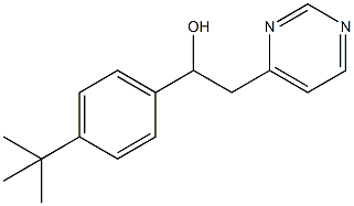 1-(4-TERT-BUTYLPHENYL)-2-PYRIMIDIN-4-YLETHANOL
 Structure