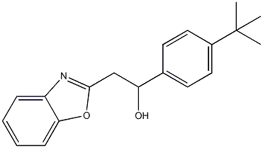2-(苯并[D]噁唑-2-基)-1-(4-(叔丁基)苯基)乙烷-1-醇, 849021-34-7, 结构式