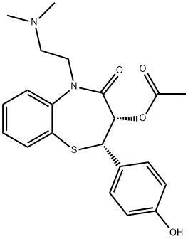 O-Desmethyldiltiazem Struktur