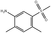 2,4-DIMETHYL-5-(METHYLSULFONYL)ANILINE
 Struktur