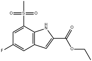 5-フルオロ-7-(メチルスルホニル)-1H-インドール-2-カルボン酸エチル price.