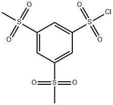 3,5-BIS(METHYLSULFONYL)BENZENESULFONYLCHLORIDE(MIN.90%PURITY)
 Struktur