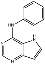 5H-Pyrrolo(3,2-d)pyrimidin-4-amine, N-phenyl- 结构式