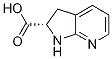(S)-2,3-dihydro-1H-pyrrolo[2,3-b]pyridine-2-carboxylic acid 结构式