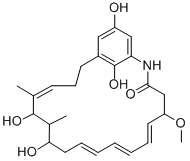 Ansatrienol A, 20,23-didehydro-20,23-dideoxo-20,23-dihydroxy- 结构式