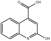 2-羟基喹啉-4-羧酸 结构式