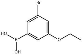 5-溴-3-乙氧基苯基硼酸,849062-02-8,结构式