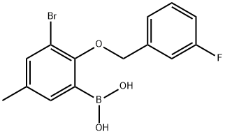 3-BROMO-2-(3'-FLUOROBENZYLOXY)-5-METHYL& Structure