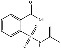 N-acetyl-2-carboxy Benzenesulfonamide 结构式