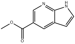 甲基1H-吡咯并[2,3-B]吡啶-5-甲酸酯 结构式