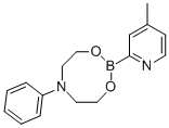 4-Methylpyridine-2-boronic acid N-phenyldiethanolamine ester Structure