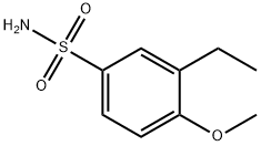 BenzenesulfonaMide, 3-ethyl-4-Methoxy- Structure