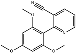 2-{2,4,6-TRIMETHOXYPHENYL}NICOTINONITRILE, 849116-25-2, 结构式