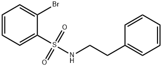 N-Phenethyl 2-bromobenzenesulphonamide Structure