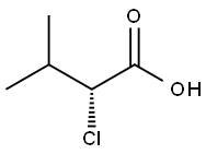 [R,(-)]-2-クロロ-3-メチル酪酸 化学構造式