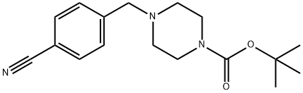 1-Boc-4-(4-cyanobenzyl)piperazine Structure