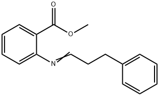methyl 2-[(3-phenylpropylidene)amino]benzoate 结构式